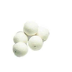 50 BOULES BLANC CELLULOSE Ø40MM