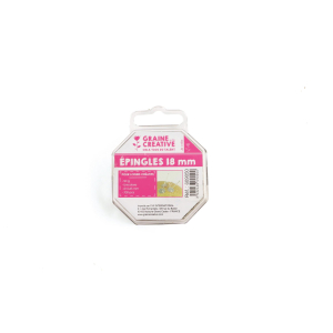 ÉPINGLES 18MM POUR PAILLETTES BOÎTE 50G