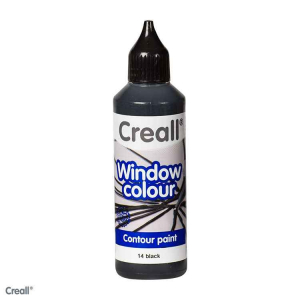 CONTOUR POUR PEINTURE VITRE 80ML NOIR