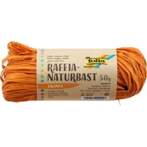 RAPHIA VÉGÉTAL PELOTE 50G CORAIL