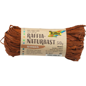 RAPHIA VÉGÉTAL PELOTE 50G CAFÉ