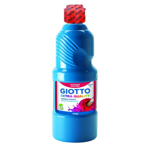 GIOTTO FLACON GOUACHE 500ML CYAN