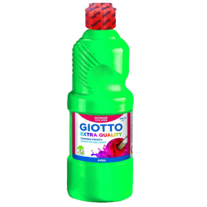 GIOTTO FLACON GOUACHE 500ML ÉMERAUDE