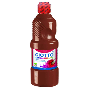 GIOTTO FLACON GOUACHE 500ML MARRON