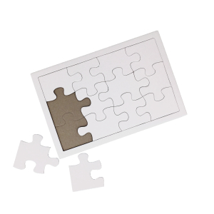 10 PUZZLES RECTANGLE CARTON 220X130MM