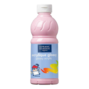 ACRYL GLOSSY FLACON 500ML ROSE