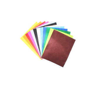 12 COUPONS FEUTRINE 1MM 24X30CM COLORIS ASSORTIS