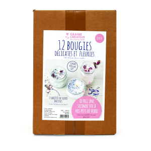 KIT BOUGIES FLEURIES POUR 12