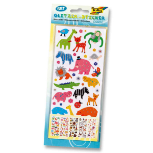 5F GLITTER-STICKER FANTASIA