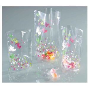 10 SACS ALIMENTAIRES CELLOPHANE PRINTEMPS