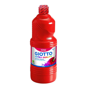 GIOTTO FLACON GOUACHE 1L VERMILLON