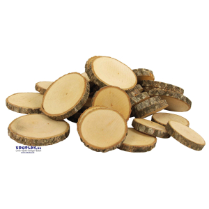 1KG RONDELLES BOIS NATUREL 6 À 9CM